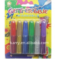 5.5ml -6color glitter glue for children to draw